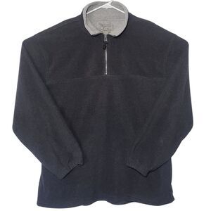 Starting Point Fleece Pullover 1/4 Zip Henley Mens XL Grey